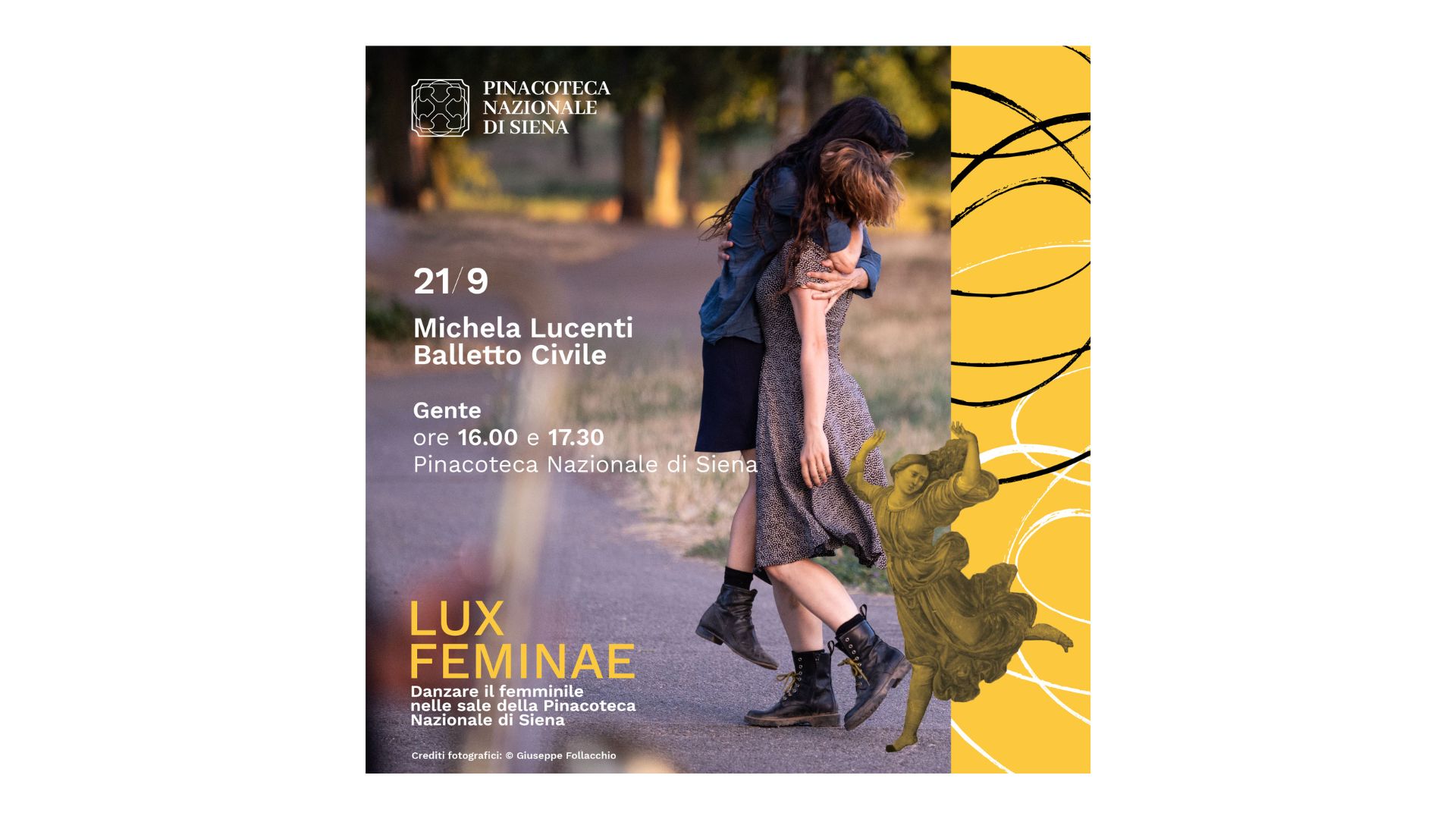 Primo evento della rassegna "LUX FEMINAE" “GENTE” della Compagnia Balletto Civile